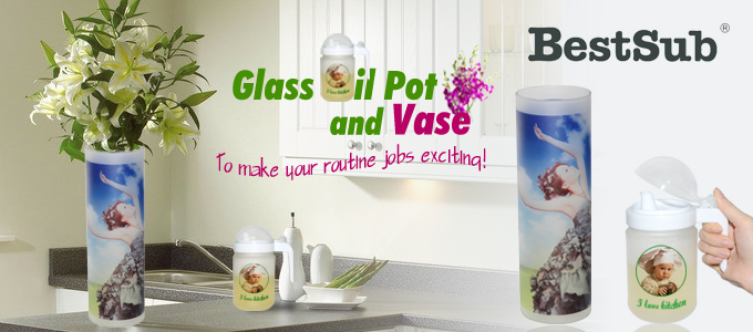 Glass Oil Pot