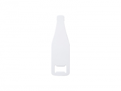 Sublimation Blanks Full White Stainless Steel Bottle Opener (Wine Bottle, 3.5*11.6cm)
