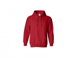 Suéter com capuz y zíper (Laranja,XXL)