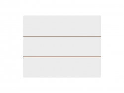 Sublimation Blanks Rectangular MDF Sign w/ Stripes (25*20*1.5cm)