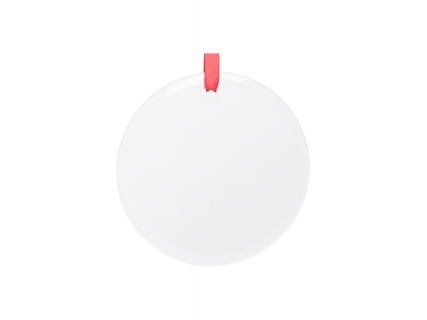 3.5&quot; Sublimation Glass Ornament (Circle)