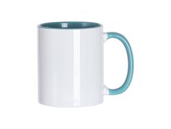 Taza 11oz Interior y Asa Color - Azul Lago