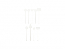 Sublimation Blank Acrylic Drink Stirrer (Long)