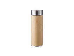 Garrafa Térmica Bambu 12OZ/360ml com Tampa SS