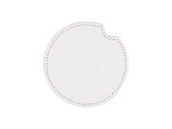 Sublimation PU Leather Car Mug Coaster (6.5cm)