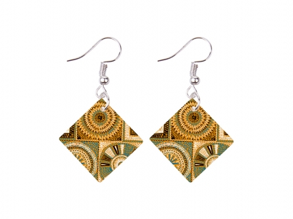 Sublimation SquareShell Earring (19*19mm)