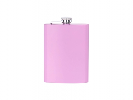 Petaca Acero Inoxidable 8oz/240m (Rosa Mate)