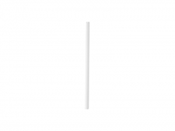 20cm Straight Clear Glass Straw