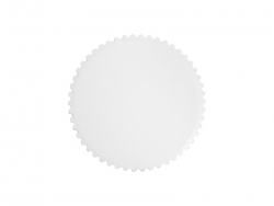 Round Gear Sublimation Blank Ceramic Mug Coaster with Cork