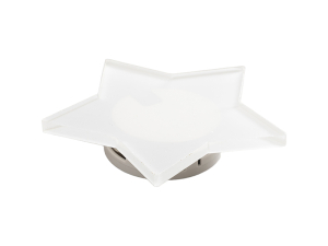 Sublimation Acrylic Name Badge(Star shape,7.7*7.7*0.4cm)