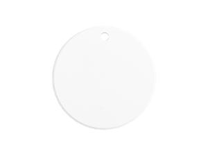 UV Bisque Ceramic Ornament (RND,φ7cm)