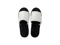 Zapatillas de sublimación para adultos suaves (Blanco/Negro, 42-43#)