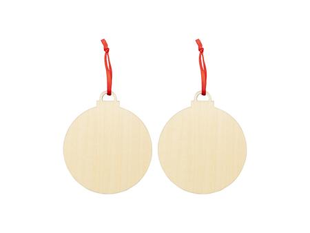 3&quot; Tabla de madera Ornamento Bola