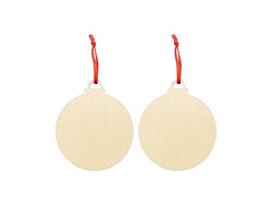 3&quot; Tabla de madera Ornamento Bola