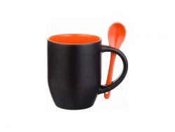 Sublimation 11oz Changing Color Spoon Mug (Matt Orange)