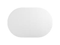 Sublimation Black Rubber with Diatomaceous Earth Door Mat(Oval, 40*60cm)