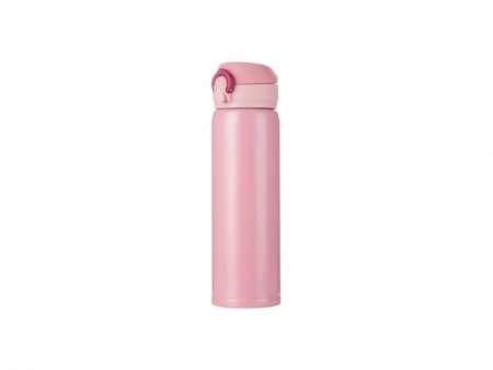 Botella Acero Inoxidable Tapa Pop 500ml/17oz (Rosa)