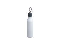 Engraved 16oz/500ml Powder Coated Stainless Steel Sports Bottle w/ Portable String