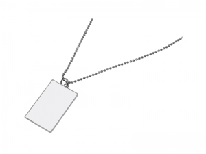 Sublimation Rectangular Dog Tag