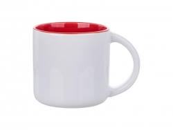 Taza Interior Color 14oz (Rojo)