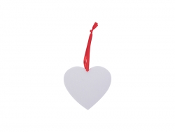 Sublimation Felt Hanging Ornament (10*10.5cm, Heart Shape)