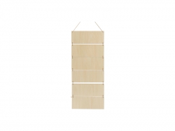 Sublimation Blanks 6 Pieces Plywood Hanging Wall Signs (Rectangle)