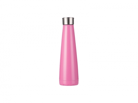 Botella Pirámide Acero Inoxidable 14oz/420ml (Rosa)