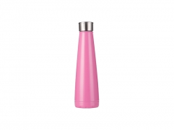 Botella Pirámide Acero Inoxidable 14oz/420ml (Rosa)