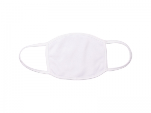 14*20cm Sublimation Non-Medical Face Mask (White Edge, Large)