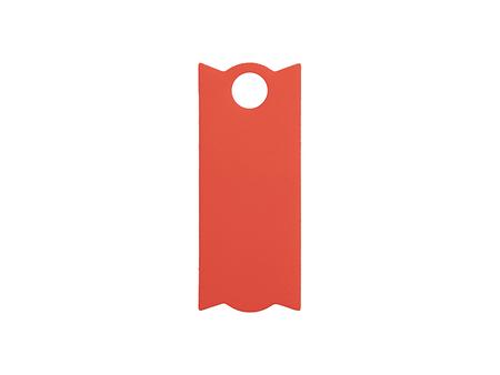 Engraving Blanks Rectangle Silicone Name Tag for 40oz Stanley Tumbler (3.3*8*0.3cm,Red)