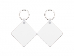 Sublimation Blanks Hardboard Key Ring(Square)