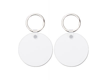 Sublimation Blanks Hardboard Key Ring(Round)