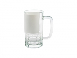 Jarra Cerveza 20oz con Parche Blanco