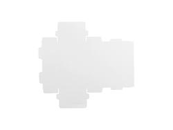 Caixa de lenços retangular sub com boca em forma de coração grande (12*20*7cm)