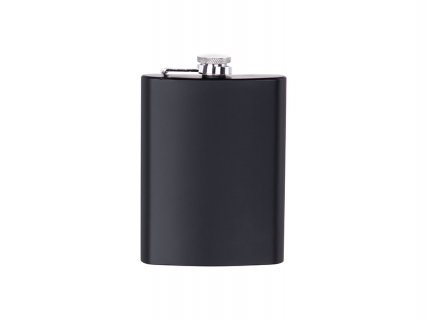 Petaca Acero Inoxidable 8oz/240m (Negro Mate)