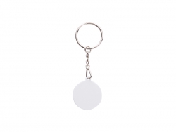 Sublimation Plastic Dog Tag (Round, φ32*2mm)
