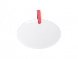 3.8&quot; Sublimation Glass Ornament (Oval)