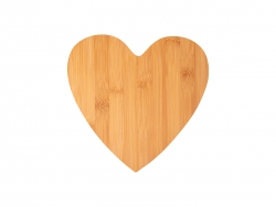 Heart Shaped Bamboo Cutting Board (22*21.5*0.9cm)  MOQ:1000pcs