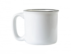Sublimation 13oz/400ml Ceramic Enamel Mug (White)