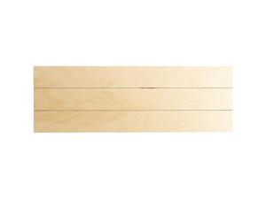 Sublimation Rectangular Plywood Sign w/ Stripes (45*15*1.5cm)