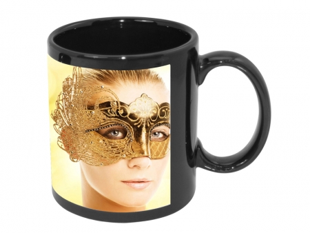 Taza Color Total 11oz con Parche Blanco