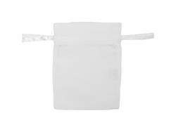 Bolsa Cordão Cetim Branco (16*23cm)