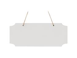 Sinal Madeira MDF Lace (12*30cm)
