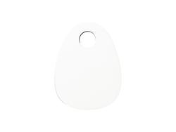 Sublimation Blanks Hardboard Name Tag (6.5*5*0.3cm,Egg Shape)