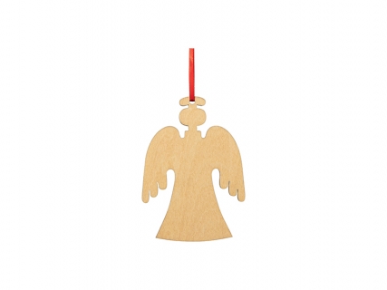 Sublimation Blanks Double-sided Plywood Ornament (Angel)