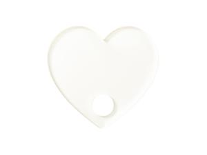Sublimation Blanks Acrylic Name Tag (5.7*6.2*0.4cm,Heart Shape)