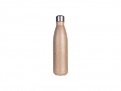 Botella Brillo Acero Inoxidable Forma Cola 17oz/500ml(Dorado)