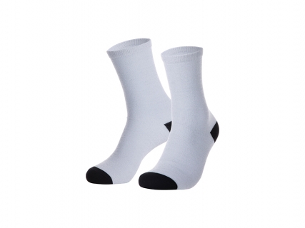 Sublimation Silver Silk Glitter Socks (7.5*35cm)