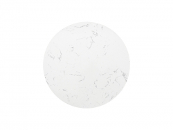 Sublimation Round Marble Texture Placemat w/ Non-Slip Pad (φ20cm/ 7.87&quot;)