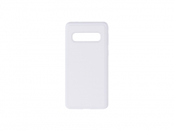 Carcasa Samsung S10  Con insert (Goma, Blanco)